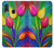 W3926 Colorful Tulip Oil Painting Hülle Schutzhülle Taschen und Leder Flip für Samsung Galaxy A20e