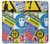 W3960 Safety Signs Sticker Collage Hülle Schutzhülle Taschen und Leder Flip für Samsung Galaxy A20e