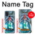 W3911 Cute Little Mermaid Aqua Spa Hülle Schutzhülle Taschen und Leder Flip für Samsung Galaxy A21s