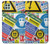 W3960 Safety Signs Sticker Collage Hülle Schutzhülle Taschen und Leder Flip für Samsung Galaxy A22 5G