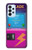 W3961 Arcade Cabinet Retro Machine Hülle Schutzhülle Taschen und Leder Flip für Samsung Galaxy A23