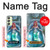 W3911 Cute Little Mermaid Aqua Spa Hülle Schutzhülle Taschen und Leder Flip für Samsung Galaxy A24 4G