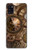 W3927 Compass Clock Gage Steampunk Hülle Schutzhülle Taschen und Leder Flip für Samsung Galaxy A31