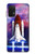 W3913 Colorful Nebula Space Shuttle Hülle Schutzhülle Taschen und Leder Flip für Samsung Galaxy A32 4G