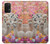 W3916 Alpaca Family Baby Alpaca Hülle Schutzhülle Taschen und Leder Flip für Samsung Galaxy A32 4G