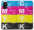 W3930 Cyan Magenta Yellow Key Hülle Schutzhülle Taschen und Leder Flip für Samsung Galaxy A32 4G