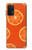 W3946 Seamless Orange Pattern Hülle Schutzhülle Taschen und Leder Flip für Samsung Galaxy A32 4G