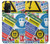 W3960 Safety Signs Sticker Collage Hülle Schutzhülle Taschen und Leder Flip für Samsung Galaxy A32 4G
