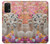 W3916 Alpaca Family Baby Alpaca Hülle Schutzhülle Taschen und Leder Flip für Samsung Galaxy A32 5G
