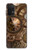 W3927 Compass Clock Gage Steampunk Hülle Schutzhülle Taschen und Leder Flip für Samsung Galaxy A32 5G