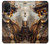 W3949 Steampunk Skull Smoking Hülle Schutzhülle Taschen und Leder Flip für Samsung Galaxy A32 5G
