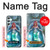 W3911 Cute Little Mermaid Aqua Spa Hülle Schutzhülle Taschen und Leder Flip für Samsung Galaxy A34 5G