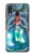 W3911 Cute Little Mermaid Aqua Spa Hülle Schutzhülle Taschen und Leder Flip für Samsung Galaxy A40