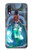 W3912 Cute Little Mermaid Aqua Spa Hülle Schutzhülle Taschen und Leder Flip für Samsung Galaxy A40