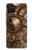 W3927 Compass Clock Gage Steampunk Hülle Schutzhülle Taschen und Leder Flip für Samsung Galaxy A42 5G