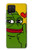 W3945 Pepe Love Middle Finger Hülle Schutzhülle Taschen und Leder Flip für Samsung Galaxy A42 5G