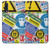 W3960 Safety Signs Sticker Collage Hülle Schutzhülle Taschen und Leder Flip für Samsung Galaxy A50