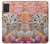 W3916 Alpaca Family Baby Alpaca Hülle Schutzhülle Taschen und Leder Flip für Samsung Galaxy A51 5G