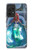 W3912 Cute Little Mermaid Aqua Spa Hülle Schutzhülle Taschen und Leder Flip für Samsung Galaxy A52s 5G