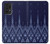 W3950 Textile Thai Blue Pattern Hülle Schutzhülle Taschen und Leder Flip für Samsung Galaxy A52s 5G