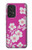 W3924 Cherry Blossom Pink Background Hülle Schutzhülle Taschen und Leder Flip für Samsung Galaxy A53 5G