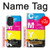 W3930 Cyan Magenta Yellow Key Hülle Schutzhülle Taschen und Leder Flip für Samsung Galaxy A53 5G