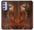 W3919 Egyptian Queen Cleopatra Anubis Hülle Schutzhülle Taschen und Leder Flip für Samsung Galaxy A54 5G