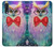W3934 Fantasy Nerd Owl Hülle Schutzhülle Taschen und Leder Flip für Samsung Galaxy A70