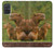 W3917 Capybara Family Giant Guinea Pig Hülle Schutzhülle Taschen und Leder Flip für Samsung Galaxy A71 5G