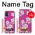 W3924 Cherry Blossom Pink Background Hülle Schutzhülle Taschen und Leder Flip für Samsung Galaxy A71 5G