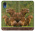 W3917 Capybara Family Giant Guinea Pig Hülle Schutzhülle Taschen und Leder Flip für Samsung Galaxy A03 Core