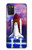 W3913 Colorful Nebula Space Shuttle Hülle Schutzhülle Taschen und Leder Flip für Samsung Galaxy A03S