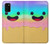W3939 Ice Cream Cute Smile Hülle Schutzhülle Taschen und Leder Flip für Samsung Galaxy A03S