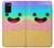 W3939 Ice Cream Cute Smile Hülle Schutzhülle Taschen und Leder Flip für Samsung Galaxy A02s, Galaxy M02s  (NOT FIT with Galaxy A02s Verizon SM-A025V)