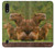 W3917 Capybara Family Giant Guinea Pig Hülle Schutzhülle Taschen und Leder Flip für Samsung Galaxy A01