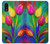 W3926 Colorful Tulip Oil Painting Hülle Schutzhülle Taschen und Leder Flip für Samsung Galaxy A01