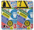 W3960 Safety Signs Sticker Collage Hülle Schutzhülle Taschen und Leder Flip für Samsung Galaxy A01