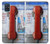 W3925 Collage Vintage Pay Phone Hülle Schutzhülle Taschen und Leder Flip für Samsung Galaxy A51