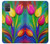 W3926 Colorful Tulip Oil Painting Hülle Schutzhülle Taschen und Leder Flip für Samsung Galaxy A71