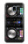 W3931 DJ Mixer Graphic Paint Hülle Schutzhülle Taschen und Leder Flip für Samsung Galaxy J3 (2018), J3 Star, J3 V 3rd Gen, J3 Orbit, J3 Achieve, Express Prime 3, Amp Prime 3