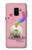 W3923 Cat Bottom Rainbow Tail Hülle Schutzhülle Taschen und Leder Flip für Samsung Galaxy A8 (2018)