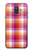 W3941 LGBT Lesbian Pride Flag Plaid Hülle Schutzhülle Taschen und Leder Flip für Samsung Galaxy A6 (2018)