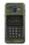 W3959 Military Radio Graphic Print Hülle Schutzhülle Taschen und Leder Flip für Samsung Galaxy A6 (2018)