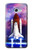 W3913 Colorful Nebula Space Shuttle Hülle Schutzhülle Taschen und Leder Flip für Samsung Galaxy A5 (2017)