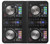 W3931 DJ Mixer Graphic Paint Hülle Schutzhülle Taschen und Leder Flip für Samsung Galaxy J7 Prime (SM-G610F)