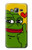 W3945 Pepe Love Middle Finger Hülle Schutzhülle Taschen und Leder Flip für Samsung Galaxy J3 (2016)