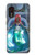 W3912 Cute Little Mermaid Aqua Spa Hülle Schutzhülle Taschen und Leder Flip für Samsung Galaxy Xcover 5