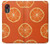 W3946 Seamless Orange Pattern Hülle Schutzhülle Taschen und Leder Flip für Samsung Galaxy Xcover 5