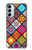 W3943 Maldalas Pattern Hülle Schutzhülle Taschen und Leder Flip für Samsung Galaxy M14