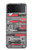 W3921 Bike Repair Tool Graphic Paint Hülle Schutzhülle Taschen Flip für Samsung Galaxy Z Flip 4